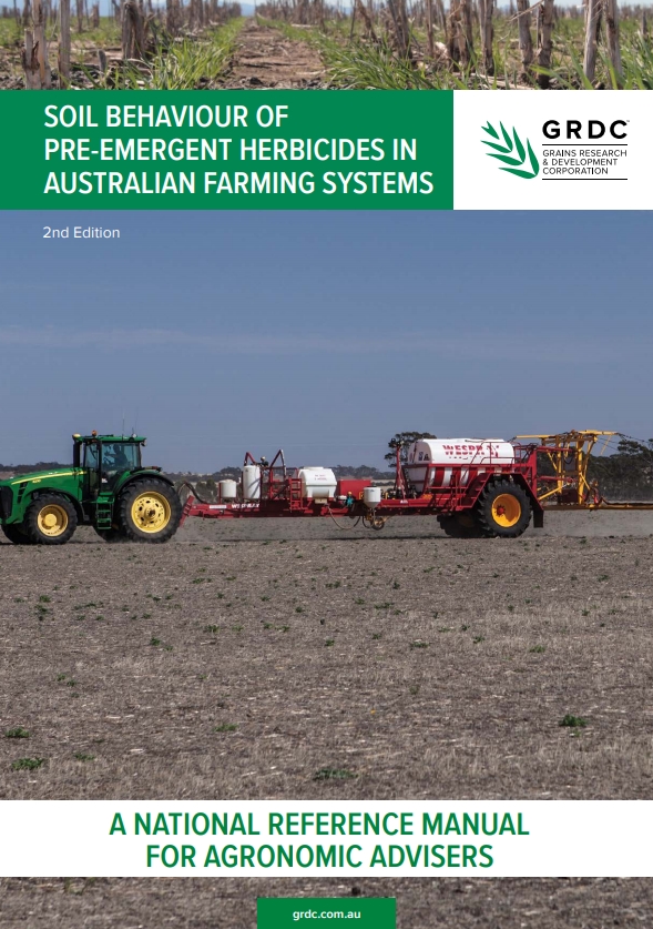 Soil behaviour of pre-emergent herbicides in Australian farming systems
