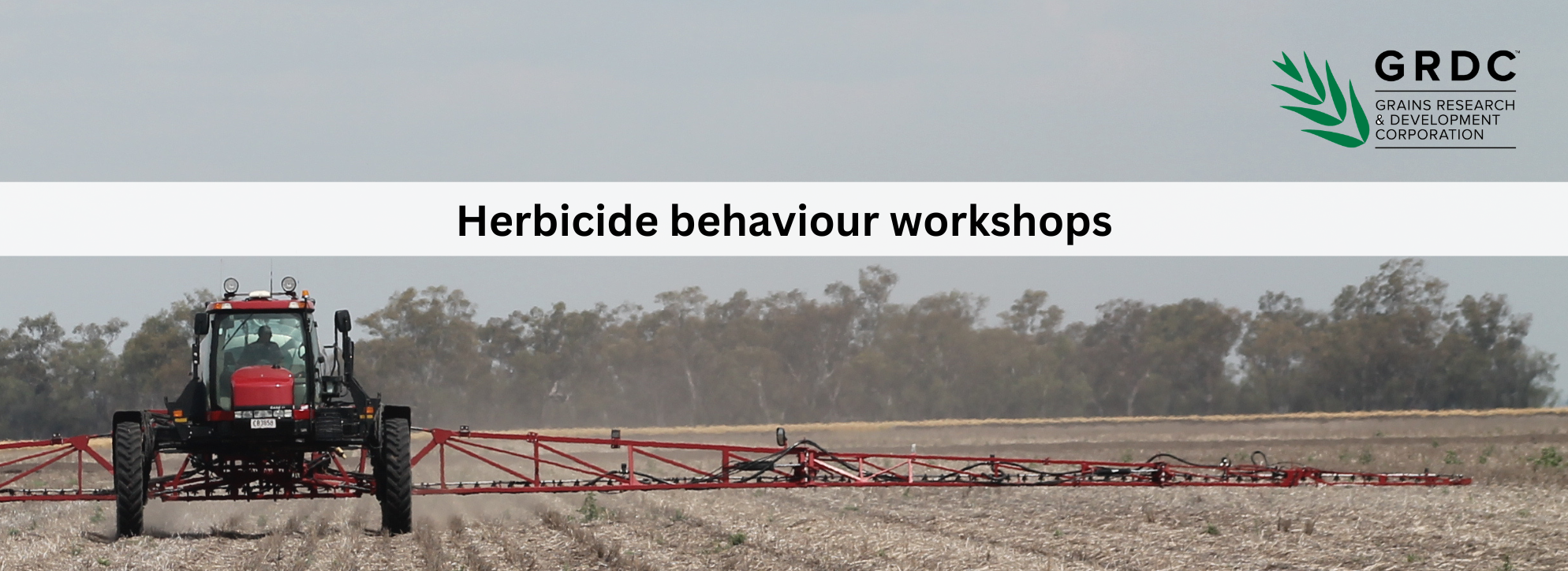 Herbicide behaviour workshops