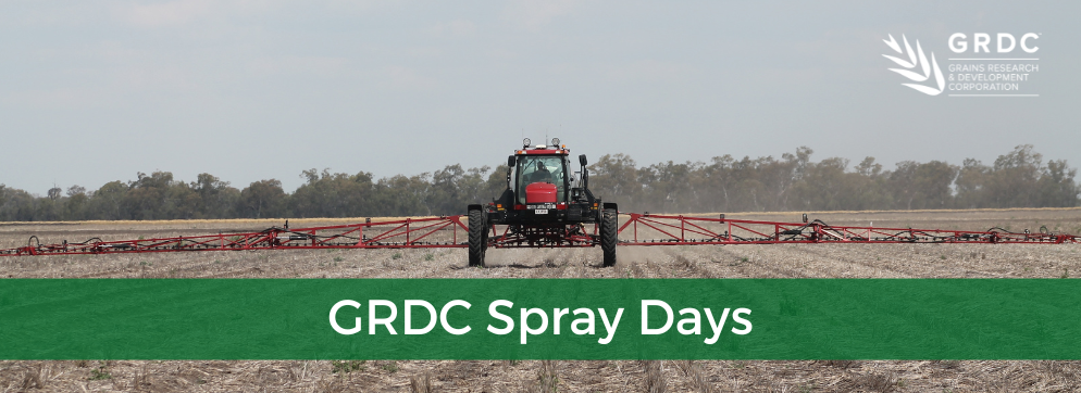 GRDC Spray Days